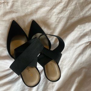 Black Aldo heels